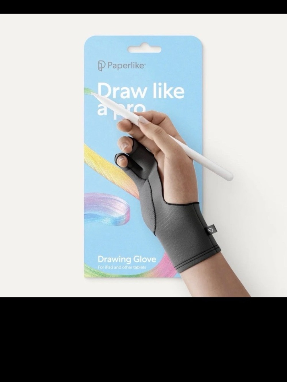New Paperlike Drawing Glove for iPad Fits Both Hands Large